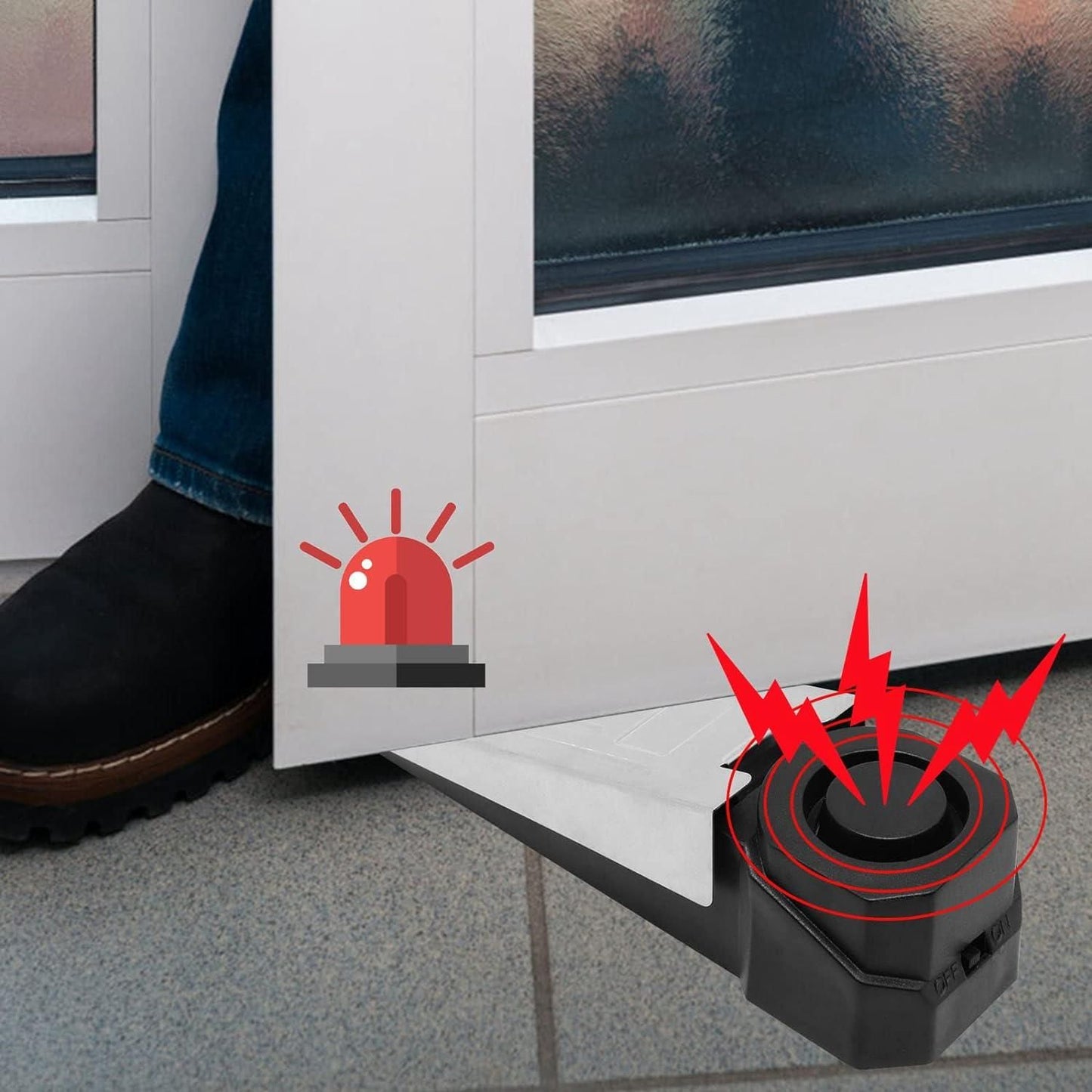 Door Stop Alarm for Emergency