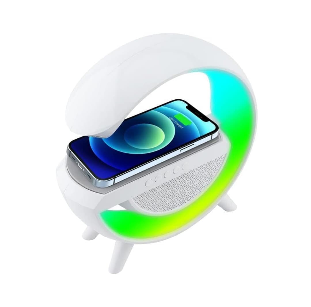 Multifuctional Smart Lamp with Wireless Charger and Bluetooth Speaker