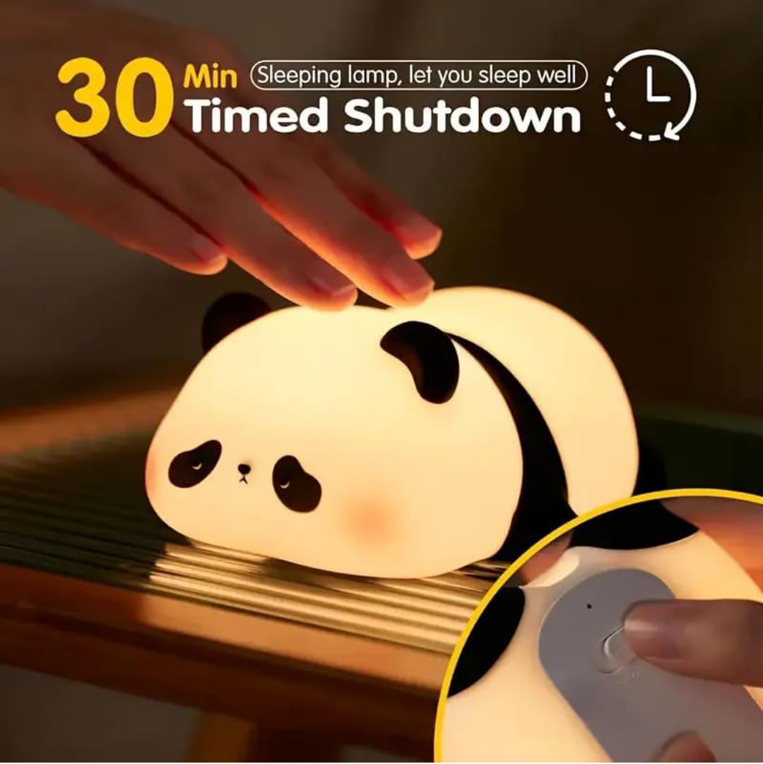 🌙 Sweet Dreams - Panda Style! I The cutest sleeping lamp with 30-min auto-off timer