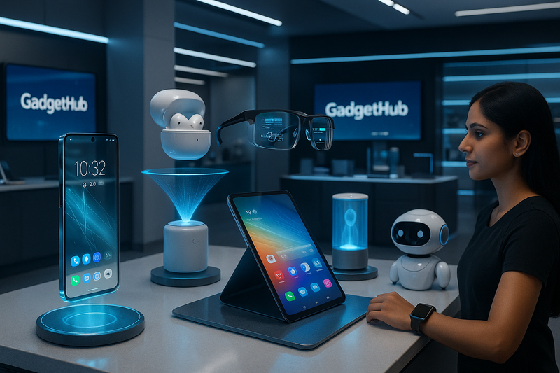 Give a future of innovative Electronic Gadgets that gives more information about the store of this gadgethub.in web