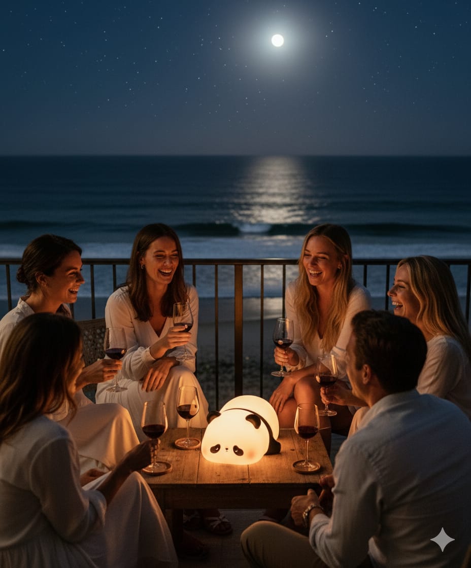 Panda Sleeping Lamp – Cute & Soothing Light by GadgetHub