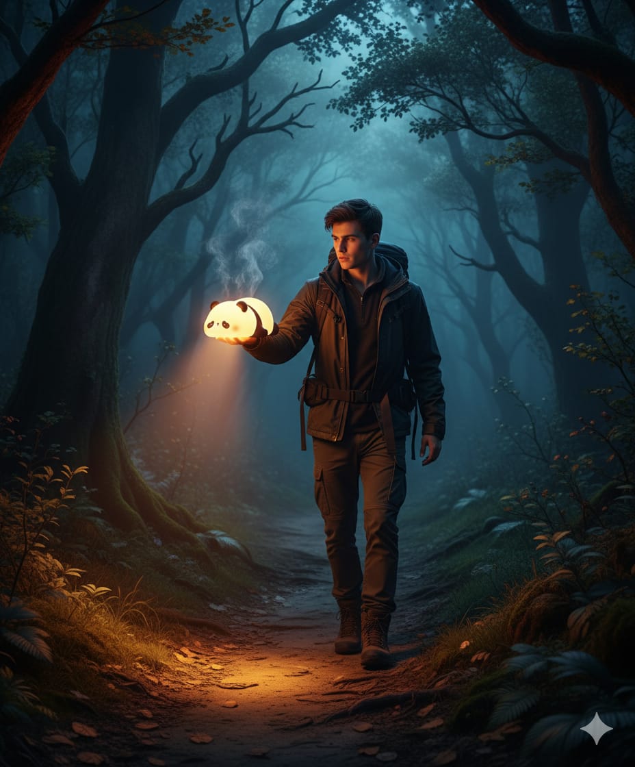 Panda Sleeping Lamp – Cute & Soothing Light by GadgetHub